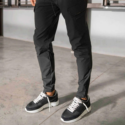 REPRESENT | 247 ZIP PANT { BLACK