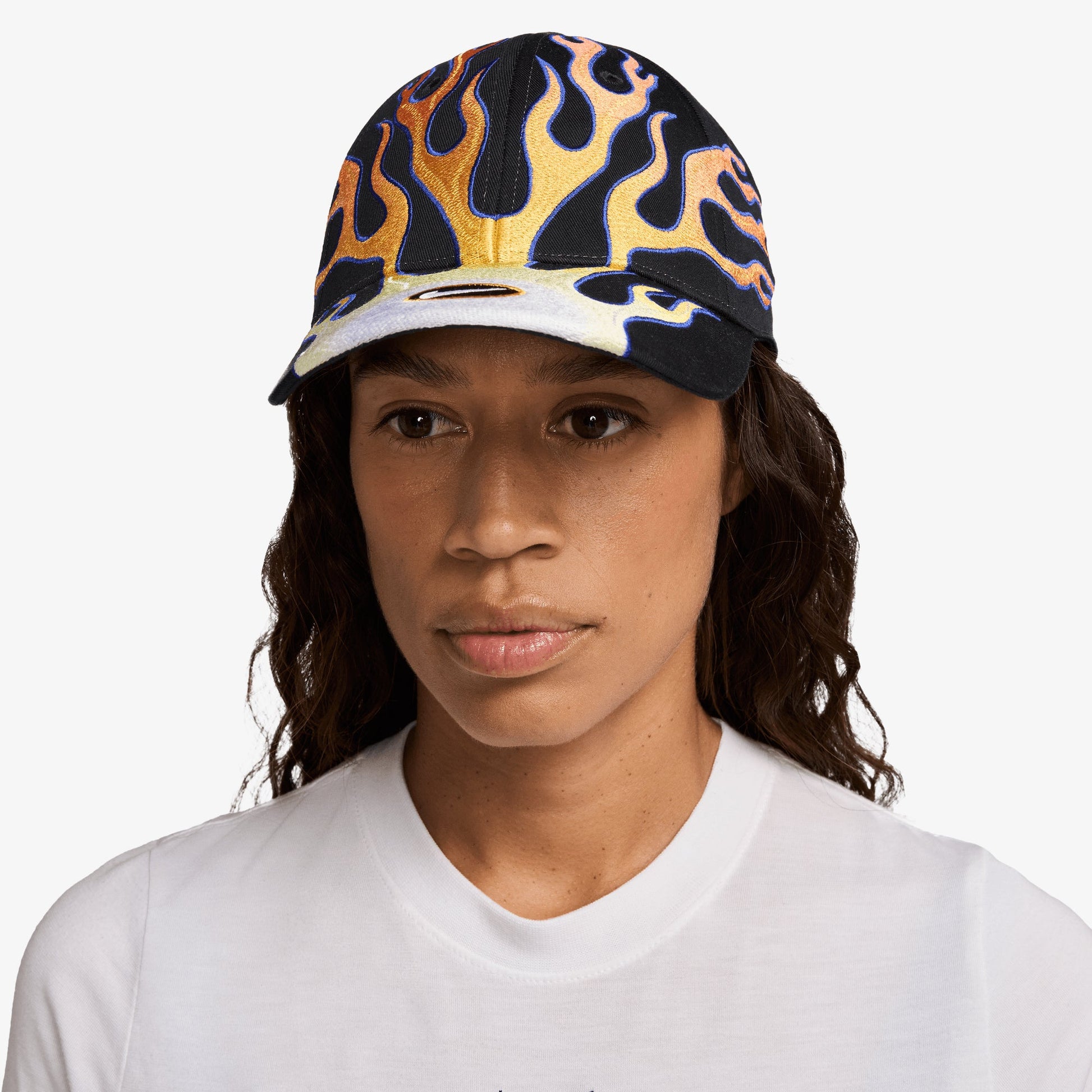 NIKE | STRUCTURED OG FLAME CAP { BLACK