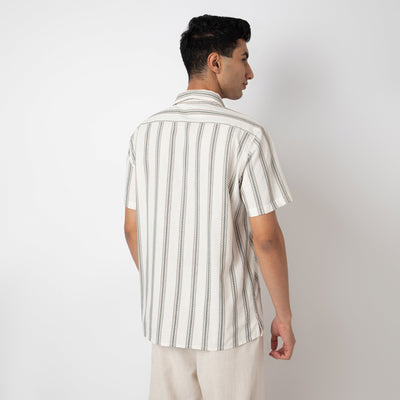 Relaxed Fit Striped Resort Shirt
