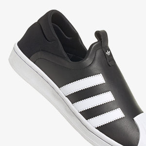 Adidas Originals | SUPERSTAR SLIP-ON  { CORE BLACK/CLOUD WHITE