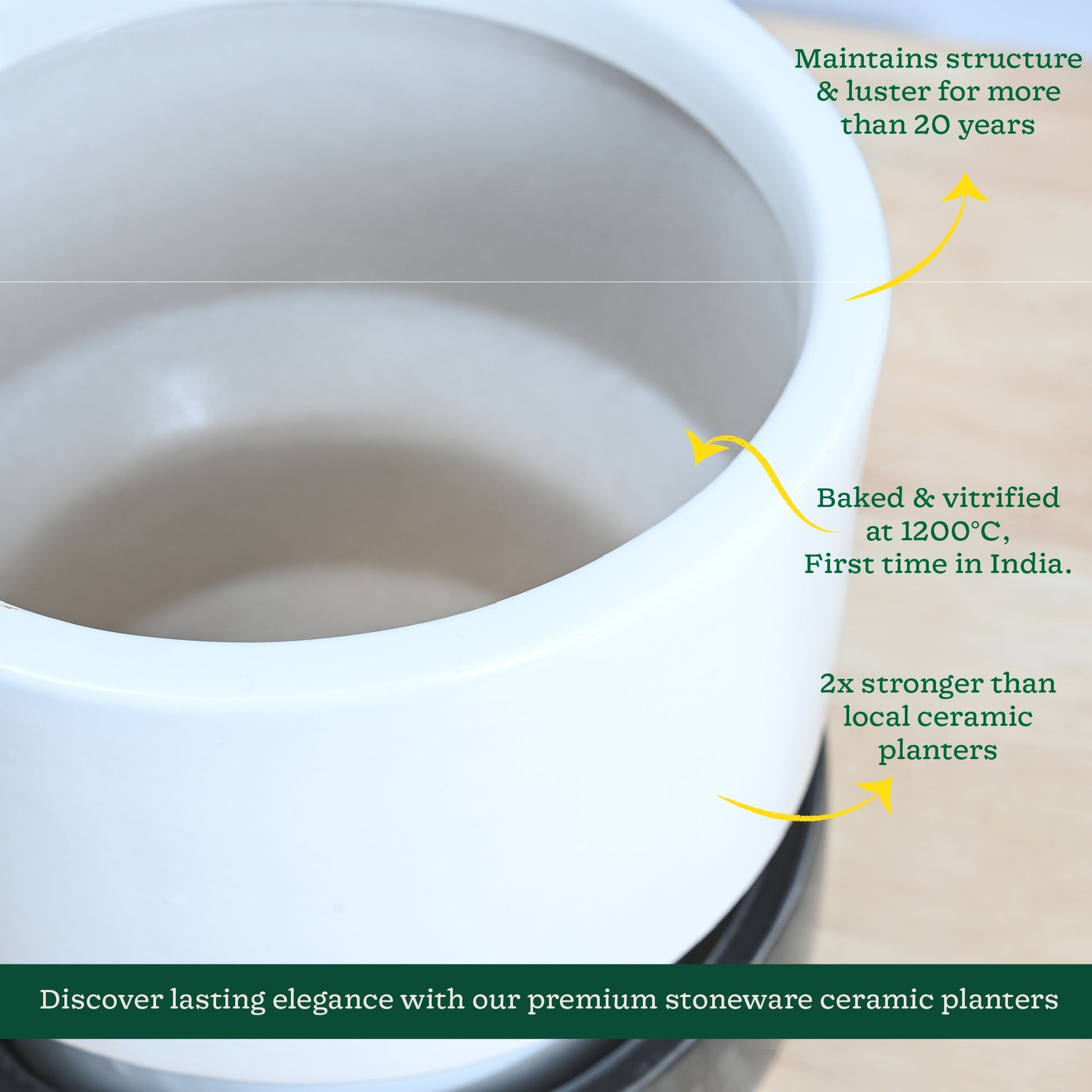 Soothing Rains Ceramic Planters