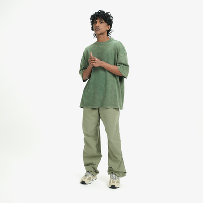 Superkicks | SIGNATURE WASHED TEE { OLIVE GREEN