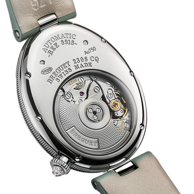 Breguet Reine De Naples Green Strap 36.50 mm for Women