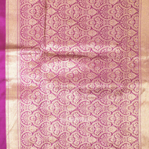 Purple DualTone Pure Banarasi Katan Silk Saree