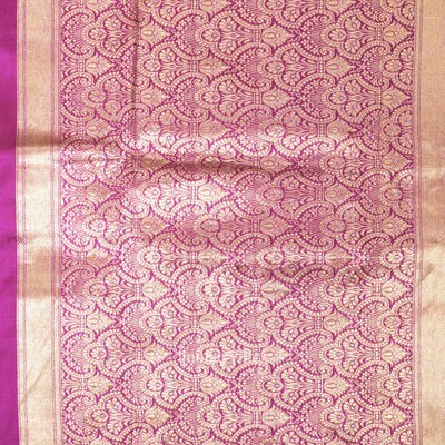 Purple DualTone Pure Banarasi Katan Silk Saree