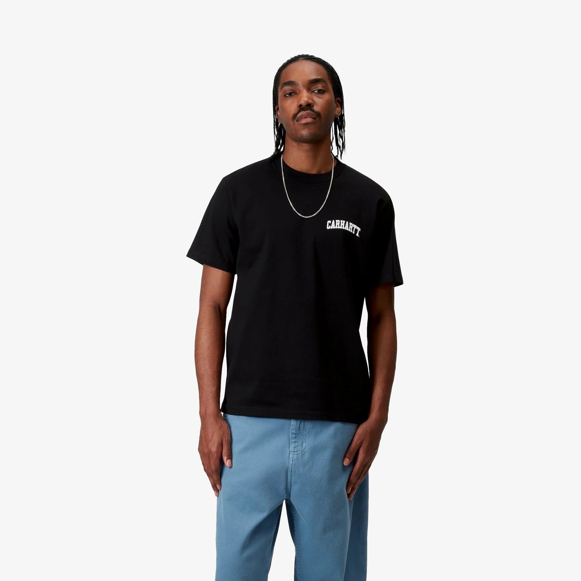 Carhartt | UNIVERSITY SCRIPT T-SHIRT { BLACK/WHITE