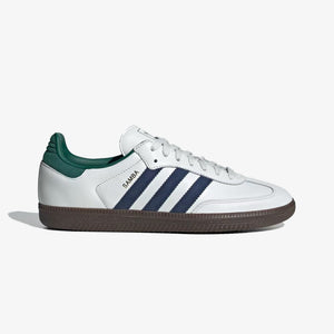 ADIDAS ORIGINALS | SAMBA OG { BLACK WHITE/COLLEGIATE GREEN