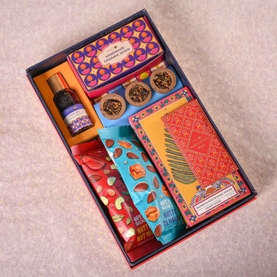 Bamboo Palm Plant & Phool Diwali Gift Hamper