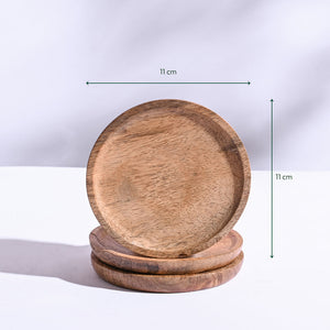 Wooden Plant Tray - Set of 3