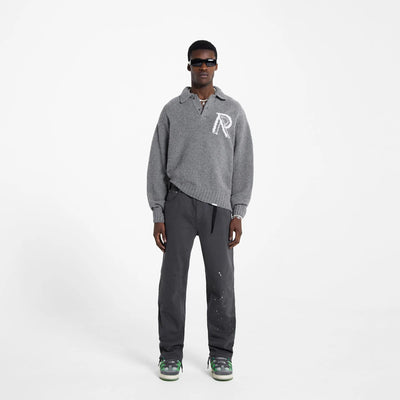 Represent | INITIAL BOUCLE POLO  { GREY