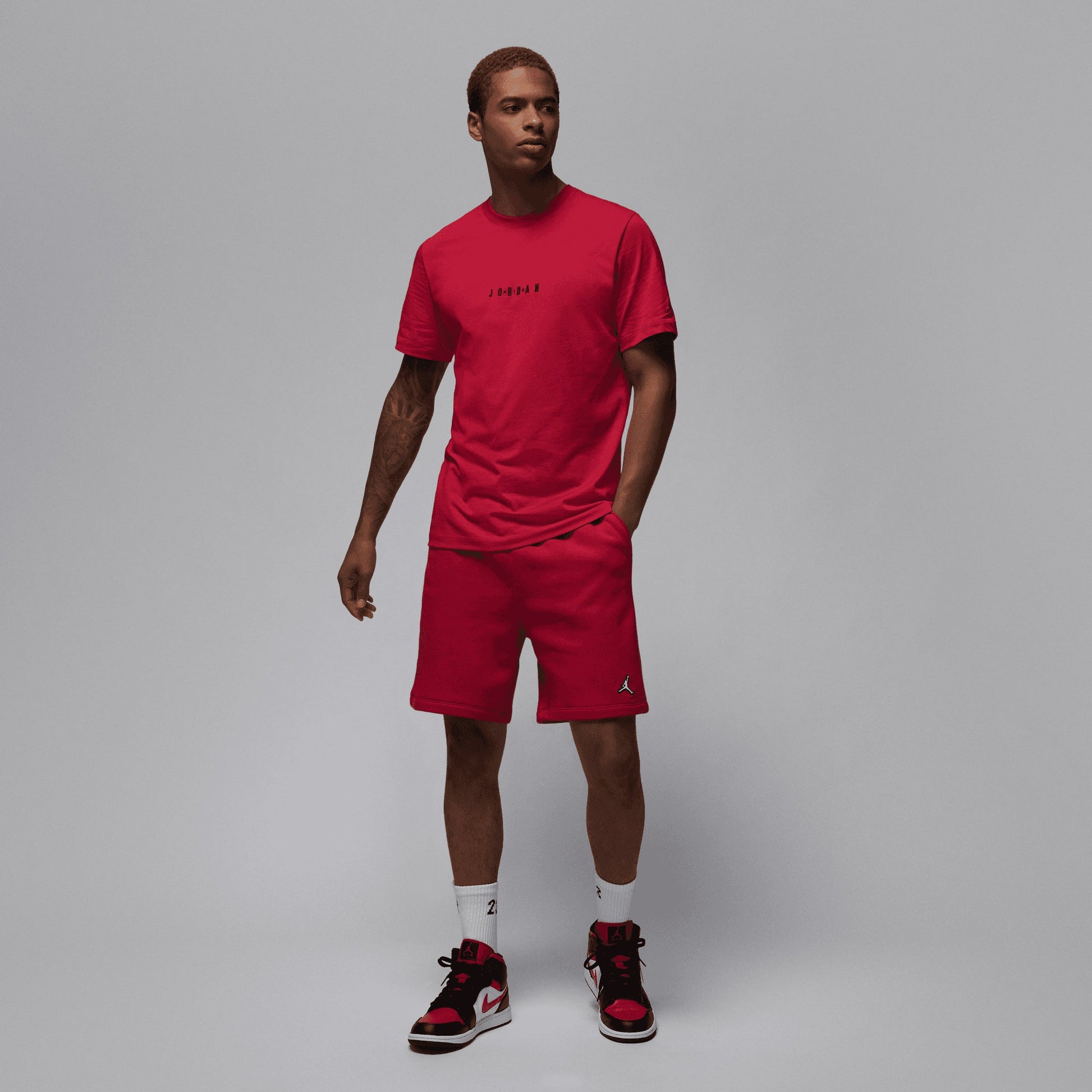 JORDAN | MVP T-SHIRT { GYM RED/BLACK/BLACK
