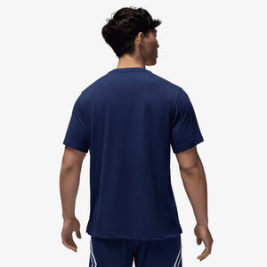 JORDAN | DRI-FIT SHORT-SLEEVE TOP { MIDNIGHT NAVY/WHITE