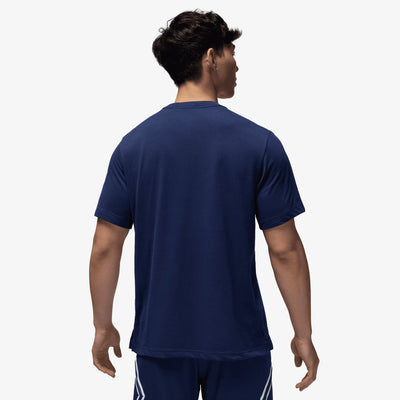 JORDAN | DRI-FIT SHORT-SLEEVE TOP { MIDNIGHT NAVY/WHITE