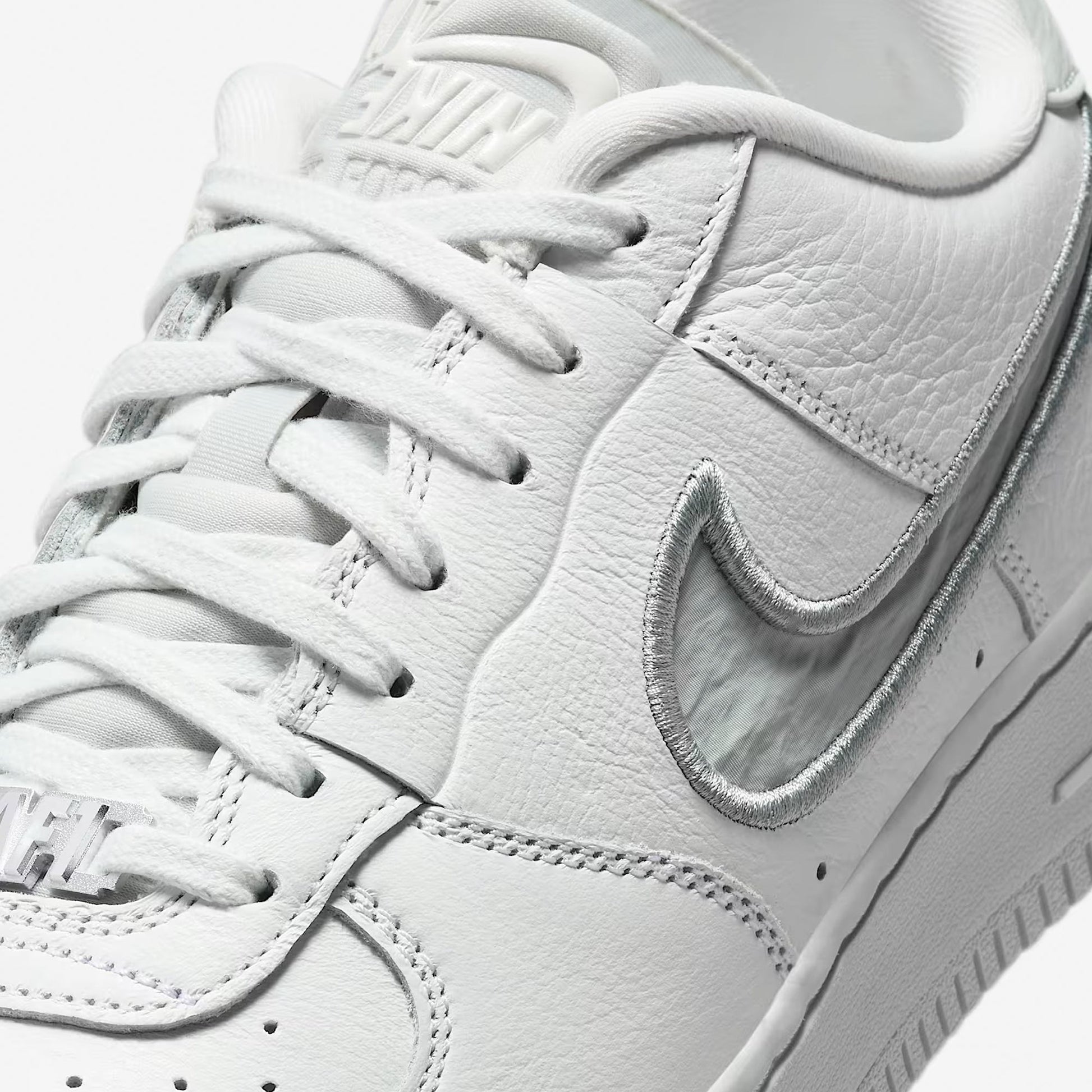 NIKE | AIR FORCE 1 LOW DANCE { SUMMIT WHITE/METALLIC SILVER-PHOTON DUST