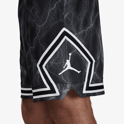 Jordan | DRI-FIT SPORT DIAMOND SHORTS  { BLACK/WHITE/WHITE