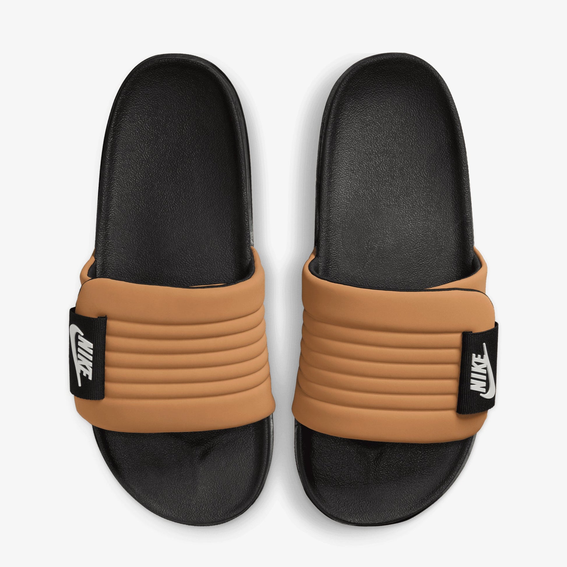 Nike | OFFCOURT ADJUST  { FLAX/SAIL-BLACK