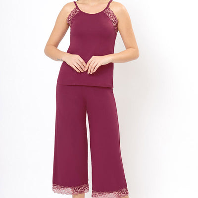 Lace Touch Pyjama Bottom - Anemone