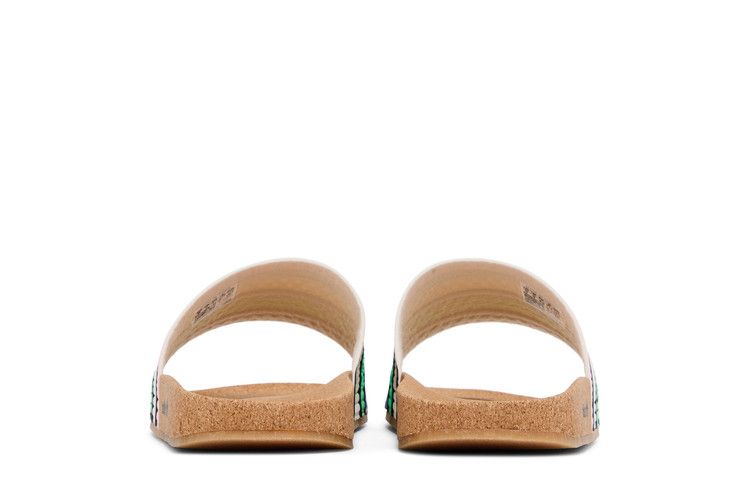 adidas Adilette Cork Slides Pulse Mint Legend Ink Light Purple
