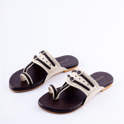 Hickory Cream Kolha Flats