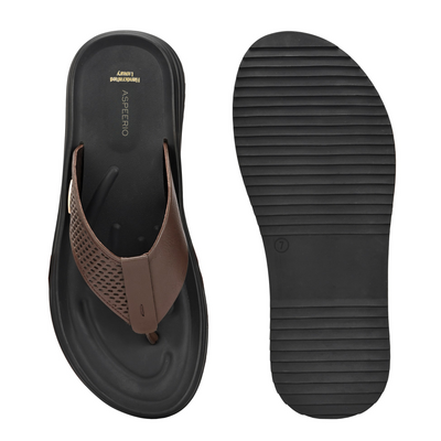 Comet Leather Slippers by Aspeerio