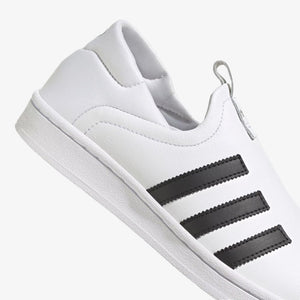 Adidas Originals | SUPERSTAR SLIP-ON  { CLOUD WHITE/CORE BALCK/WHITE
