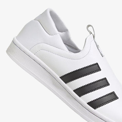 Adidas Originals | SUPERSTAR SLIP-ON  { CLOUD WHITE/CORE BALCK/WHITE