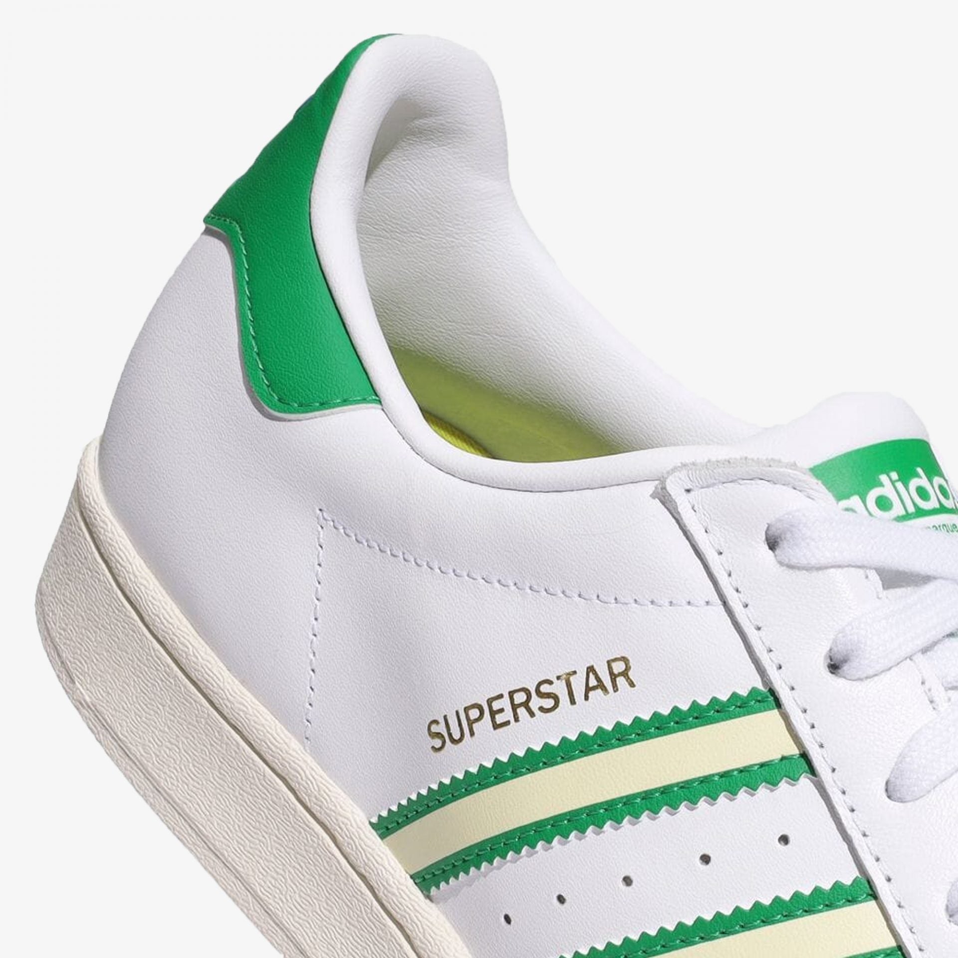 Adidas Originals | SUPERSTAR  { OWHITE/GREEN
