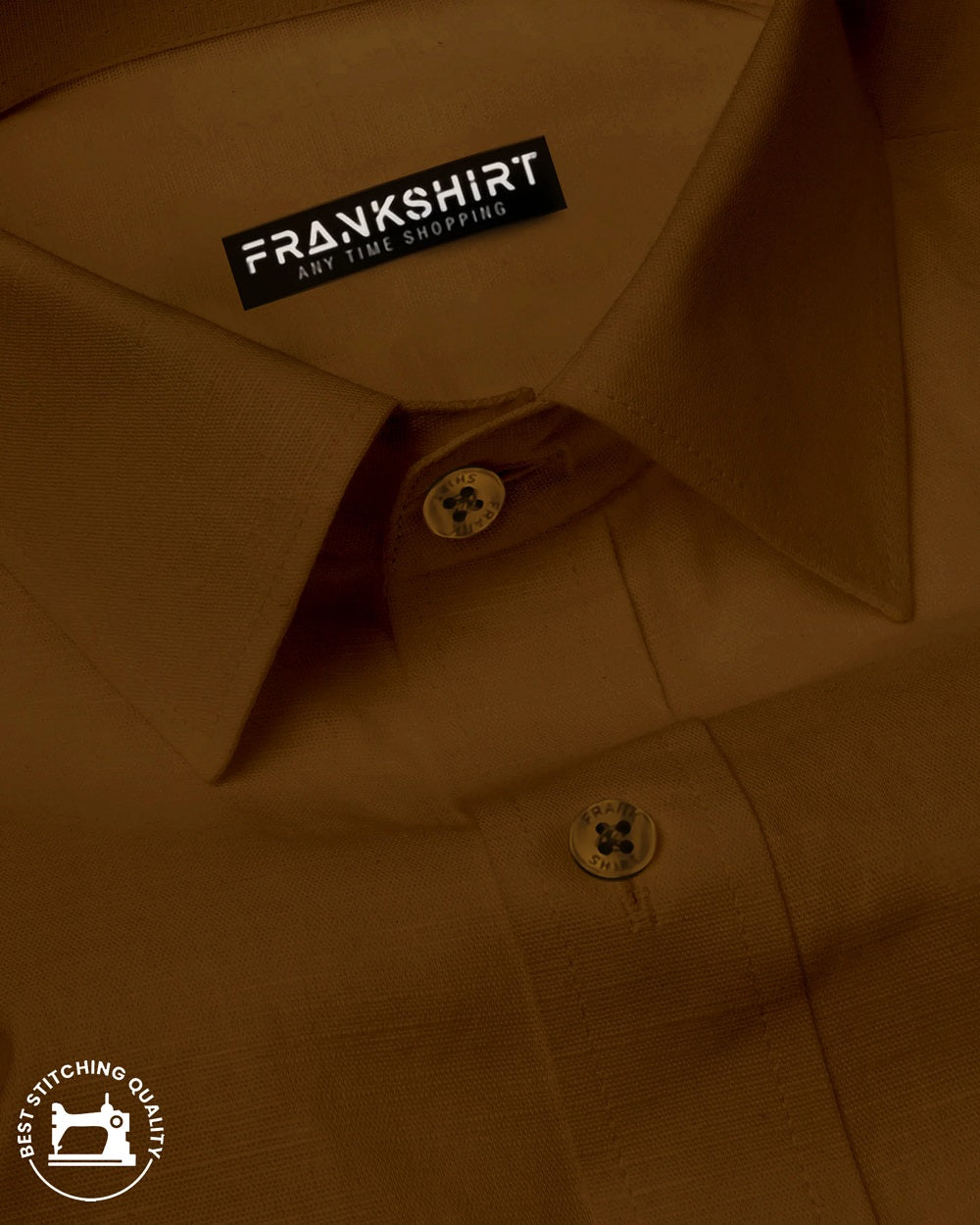 Pack of 2 Cotton Shirt for Man (Lemon and Brown)