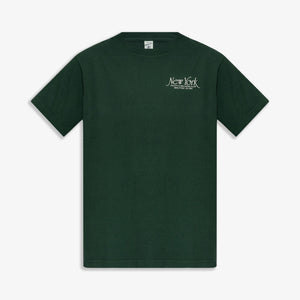 SPORTY & RICH | NY 94 T-SHIRT { FOREST/WHITE
