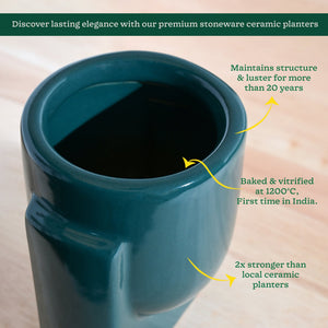 Cats are Gods Ceramic Planter