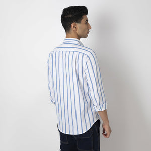 Striped Cotton Casual Shirt