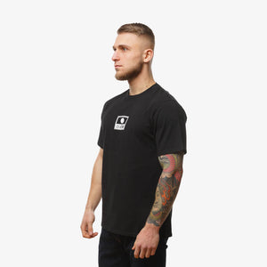 EDWIN | STAFF T-SHIRT { BLACK/WHITE