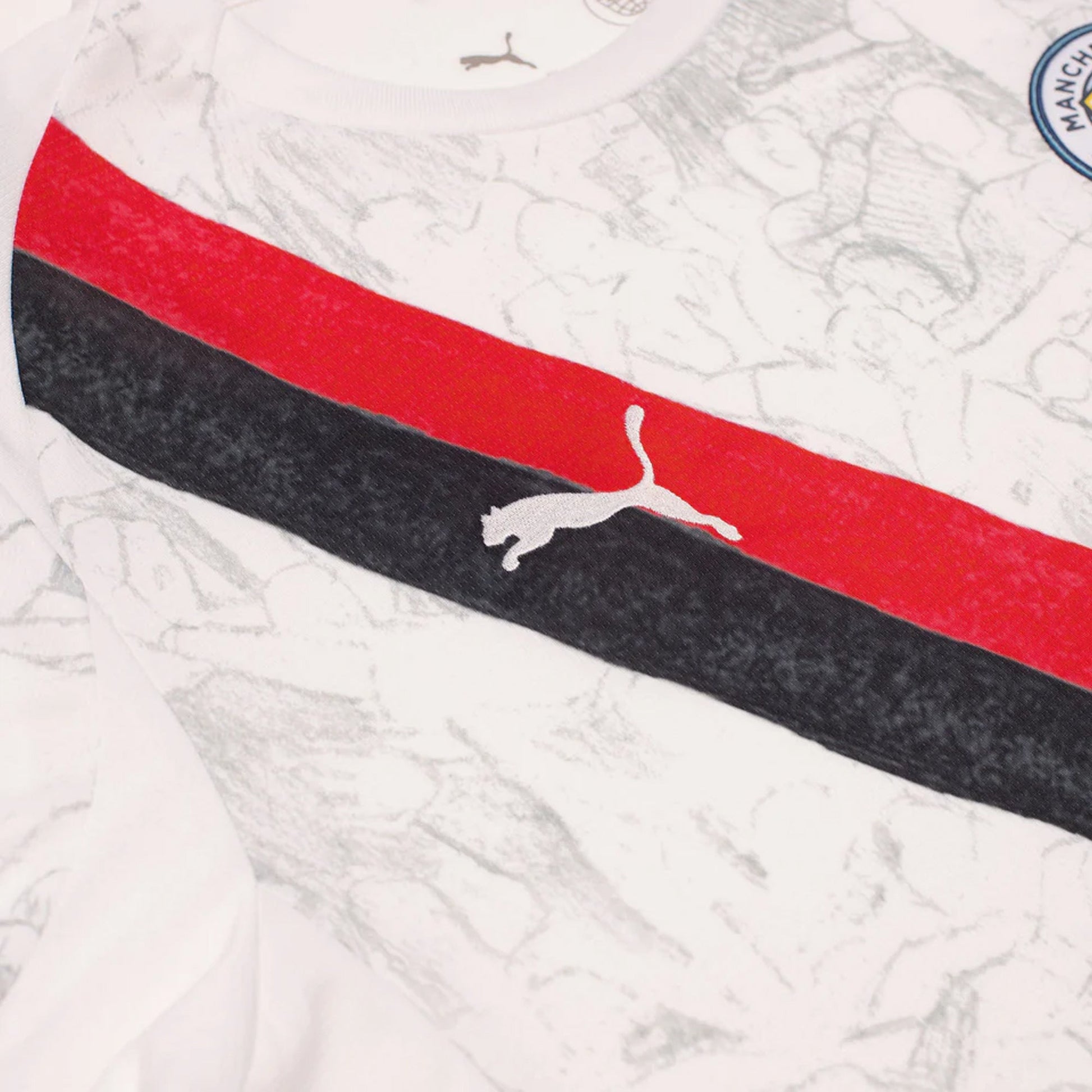 PUMA | KIDSUPER x MANCHESTER CITY JERSEY { PUMA WHITE-BLACK