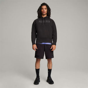 Puma | x PLEASURES HOODIE  { BLACK