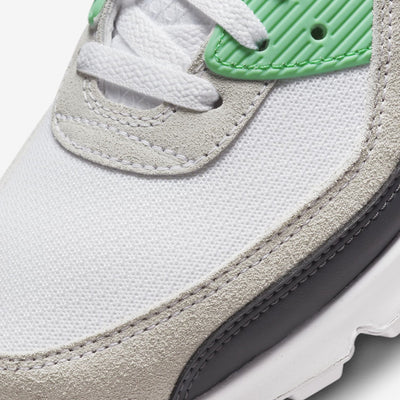 Nike | AIR MAX 90  { WHITE/SPRING GREEN-ANTHRACITE