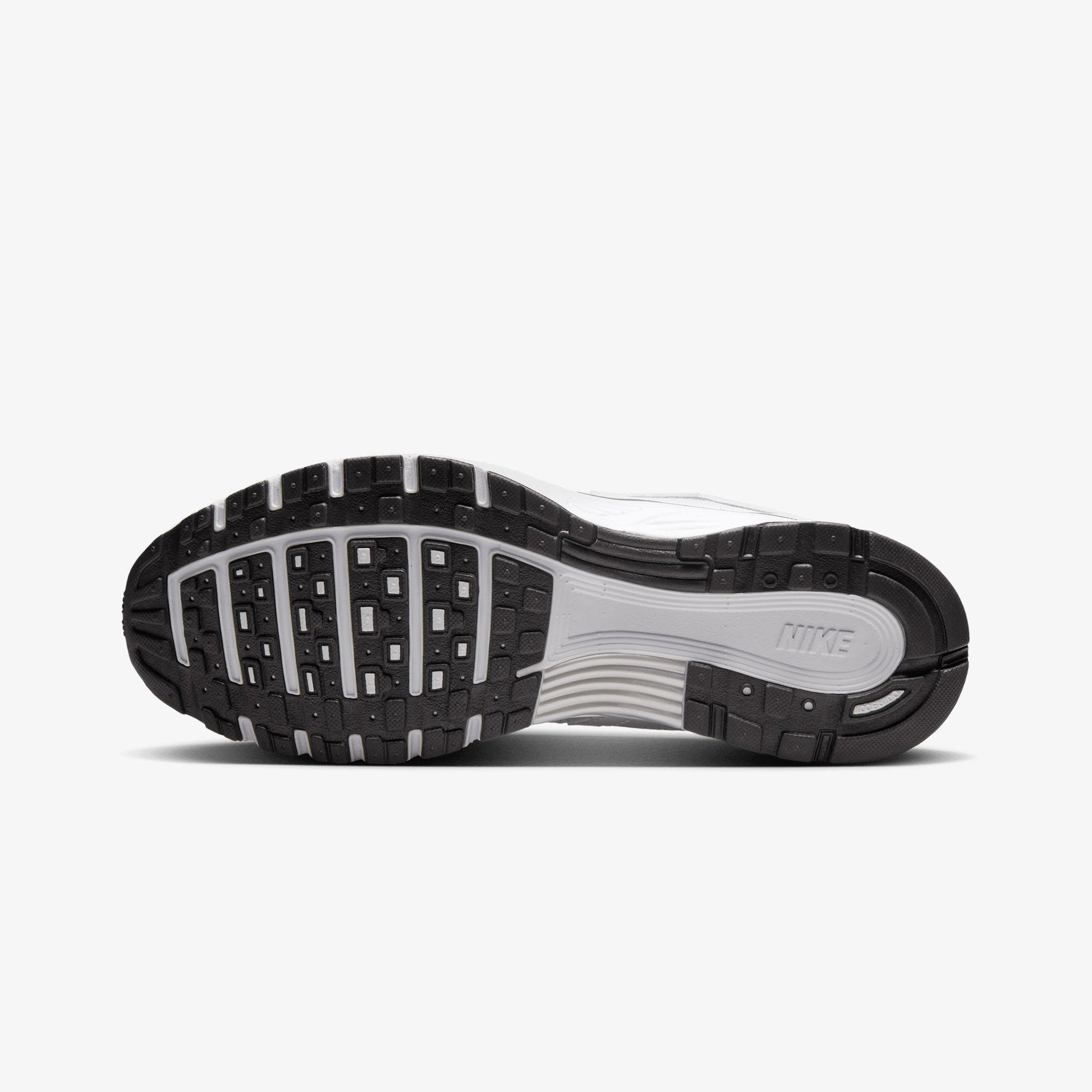 NIKE | P-6000 { WHITE/BLACK-METALLIC SILVER-BLACK