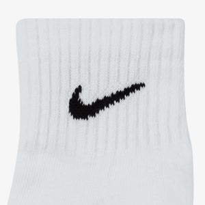 NIKE | EVERYDAY TRAINING ANKLE SOCKS { WHITE/BLACK