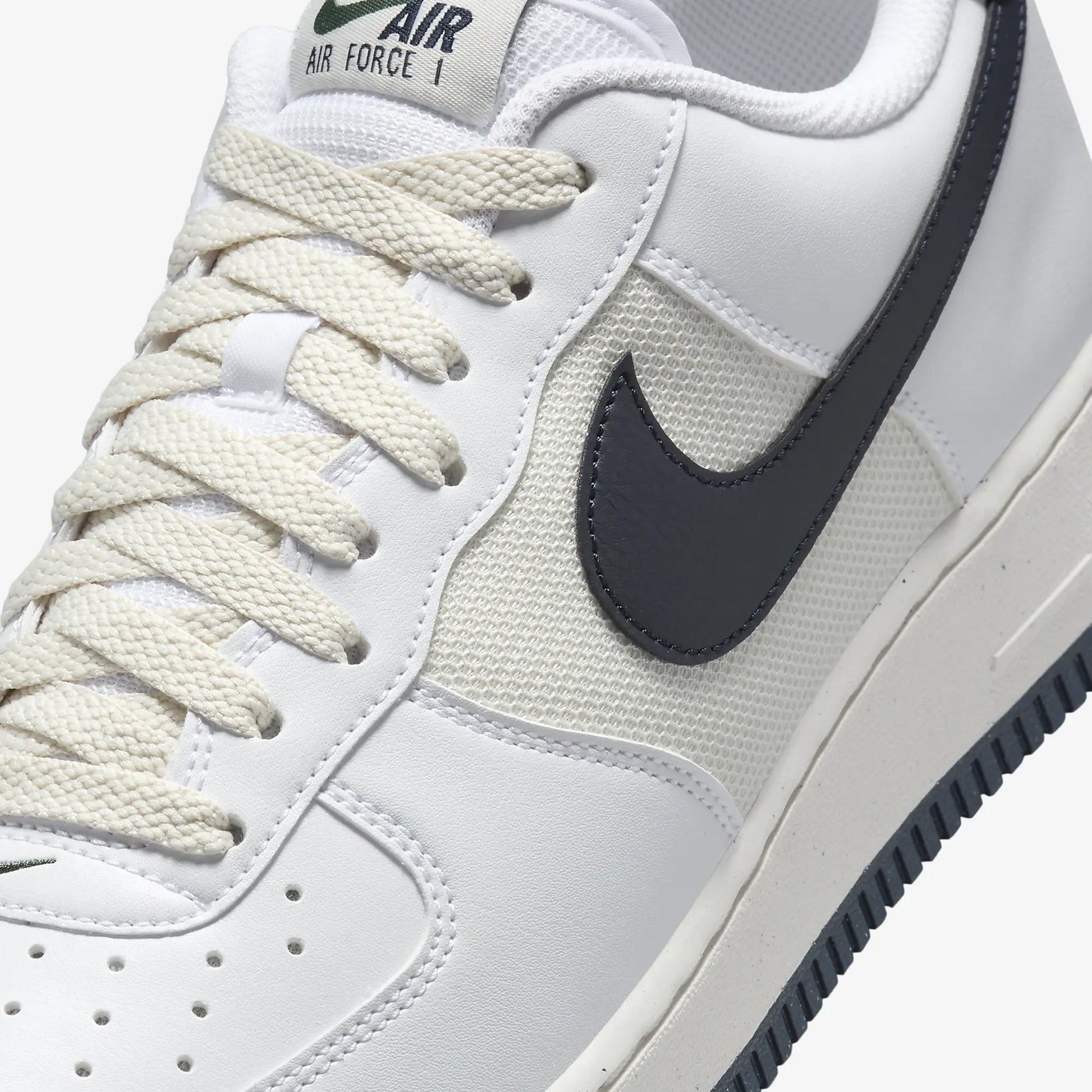 Nike | AIR FORCE 1 '07 { WHITE/OBSIDIAN-FIR-PHANTOM