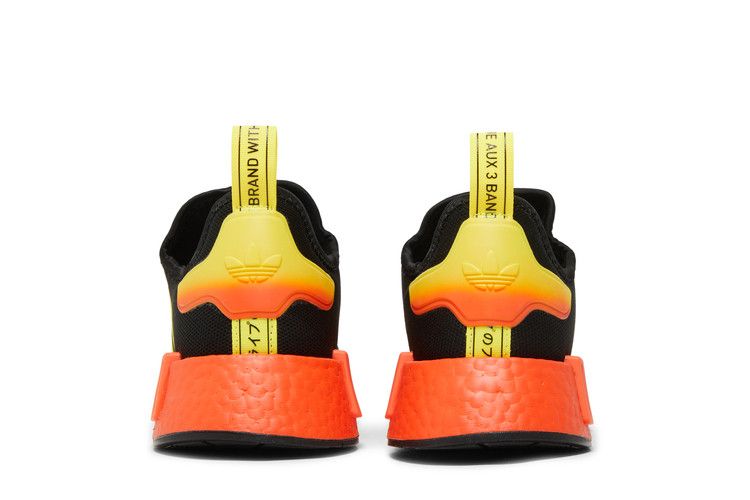 adidas NMD R1 Black Orange Yellow Gradient
