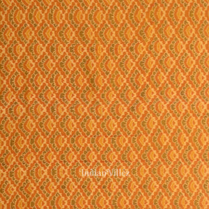 Orange Black Odisha Ikat Sambalpuri Dress Set & Dupatta