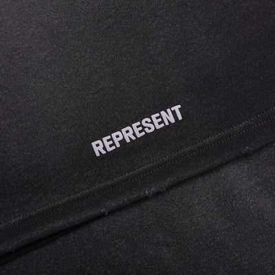REPRESENT | ATLAS T-SHIRT { STAINED BLACK