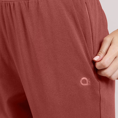 Energize Flexi Track Pants - Intense Rust