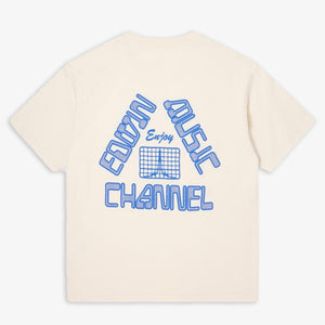 EDWIN | ENJOY EMC T-SHIRT { WHISPER WHITE