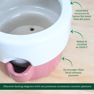 Flower Sunflower Ceramic Planter