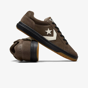 CONVERSE | PRO BLAZE CLASSIC LEATHER & SUEDE { COFFEE