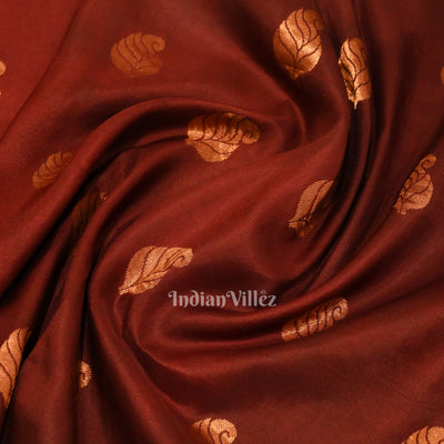 Black Maroon Pure Kanjivaram Silk Saree