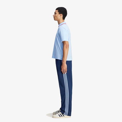 ADIDAS ORIGINALS | WALES BONNER SHORT SLEEVE POLO SHIRT { GLOW BLUE