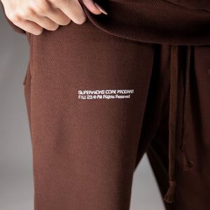 Superkicks | CORE 3.0 UNISEX SWEATPANT “BROWN”
