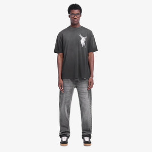 REPRESENT | ARCHANGEL T-SHIRT { STAINED BLACK