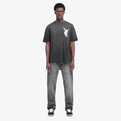 REPRESENT | ARCHANGEL T-SHIRT { STAINED BLACK
